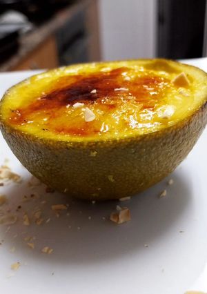 Foto principal de Crema de naranja chocolate con azúcar quemada