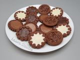 Biscotti gioiello al cacao