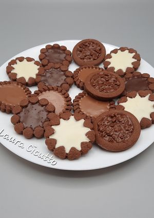 Foto di Biscotti gioiello al cacao