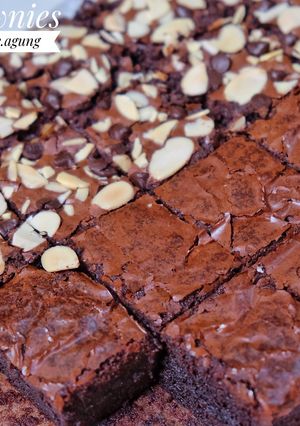 Foto resep Shiny crust brownies