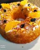 Budín de naranja y pasas de uva