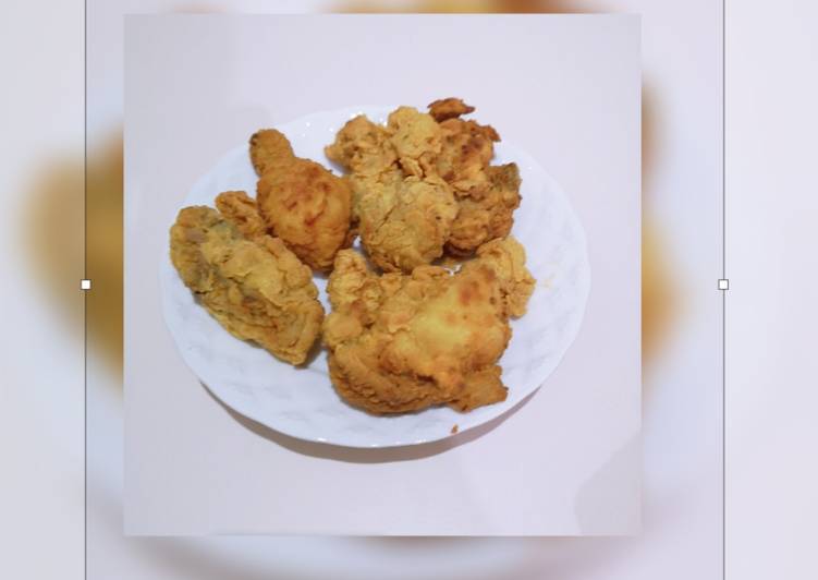 Langkah Mudah untuk Menyiapkan Ayam goreng ala KFC, Lezat