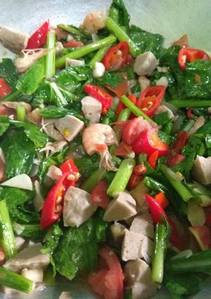 Foto resep Tumis sawi hijau plus plus