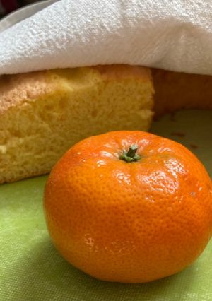 Mandarinos piskóta recept fotója