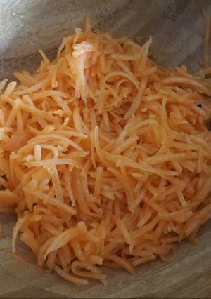 Une photo de Carottes râpées citron sésame