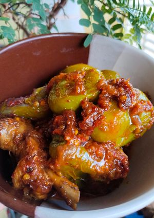 Foto resep Tumis ayam cabe gendot
