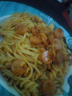 Foto resep Spaghetti sosis sederhana