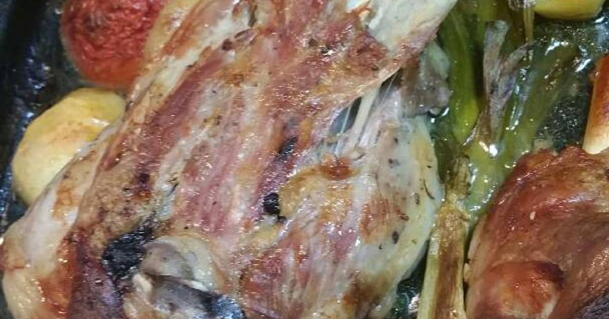 CHULETAS DE CORDERO AL HORNO CON VERDURAS - COCINANDOMELAVIDA por Vanessa  Venturas