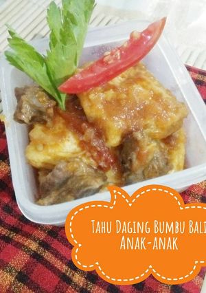 Foto resep Tahu Daging Bumbu Bali Anak anak
