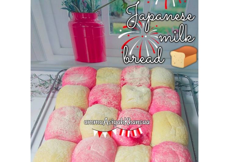 Japanese milk bread merah putih filling srikaya stroberi🇲🇨🇲🇨