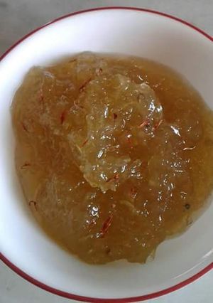 A picture of Raw mango muraba.