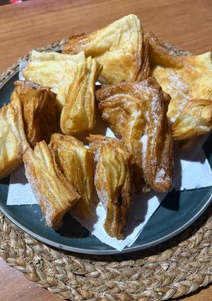 Una foto de Pasteles Hojaldrados de Dulce de leche