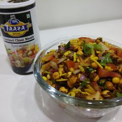 A picture of Spicy And Healthy Roasted Chana Chaat.