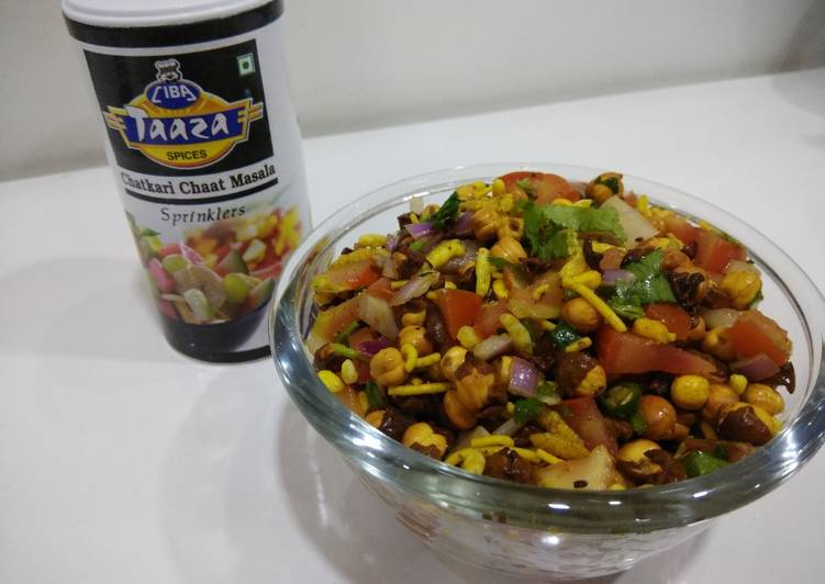 Recipe of Super Quick Homemade Spicy And Healthy Roasted Chana Chaat