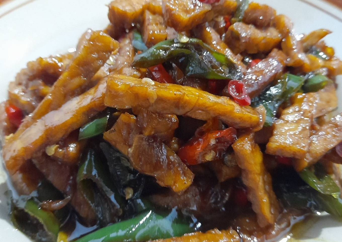 Sambel goreng Tempe kecap