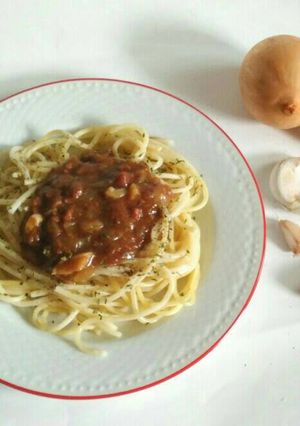 Foto resep Spaghetti Sapi Lada Hitam