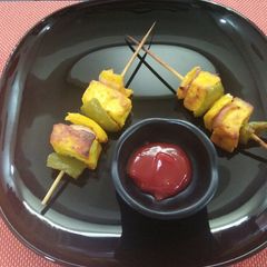 Paneer tikka A picture of Paneer tikka.