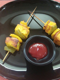 A picture of Paneer tikka.
