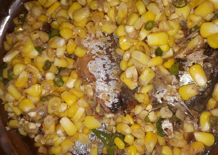 Bahan-bahan Ikan peda(s) jagung manis yang enak dan Mudah Dibuat