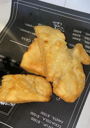 Una foto de Tortas fritas versión Milaa