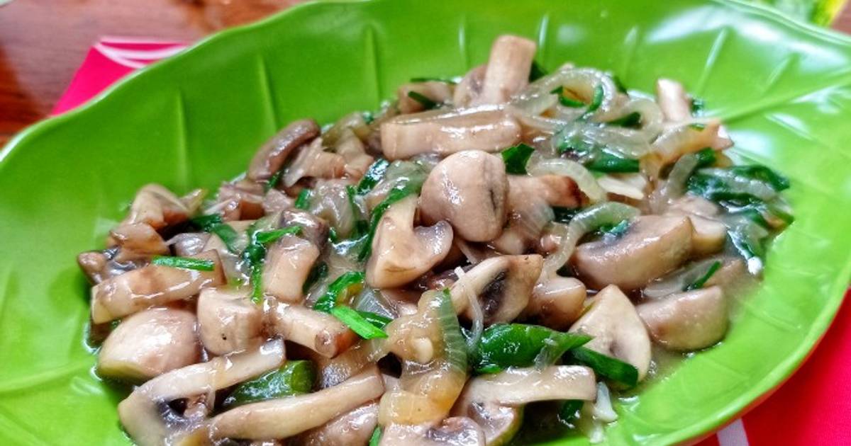 Resep Tumis Jamur Kancing Oleh Mama Nia Cookpad