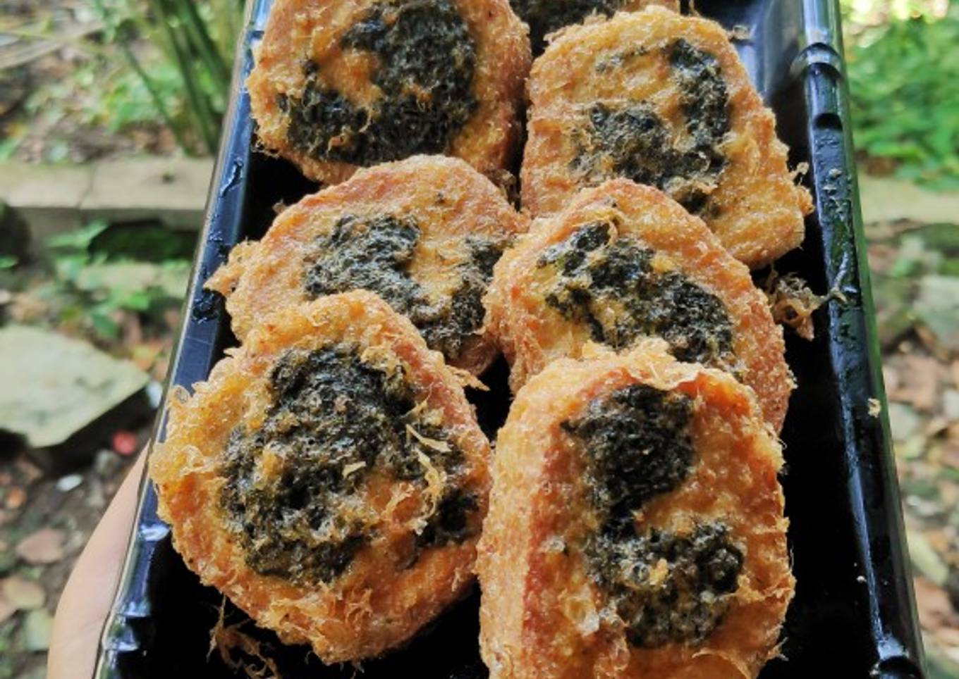 Rolade tahu daun singkong