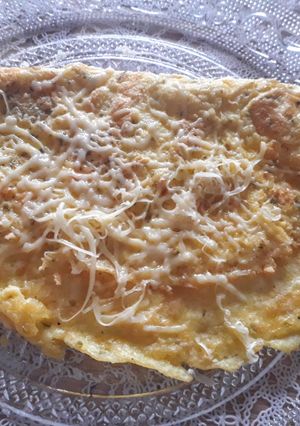 Zdjęcie przepisu Omlet serowo-ziołowy.