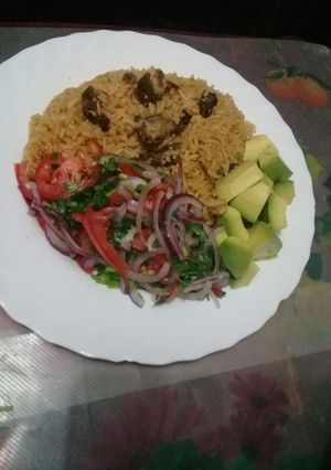 A picture of Pilau beef.