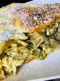 TORTA PASCUALINA DE ZAPALLITOS Y BERENJENAS 🍆 🍋‍🟩🧅🫑🌶️🍻🍽️🍷