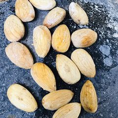 A picture of Homemade salted almonds.