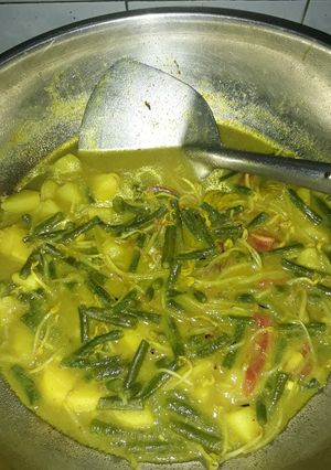 Foto resep Gulai kentang+tauge+kacang panjang