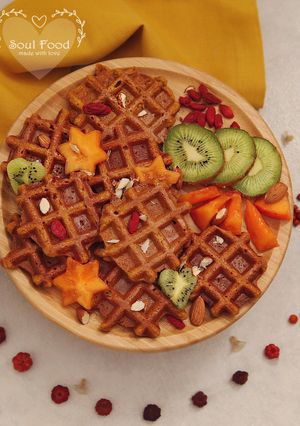 Foto de Waffles de Abóbora
