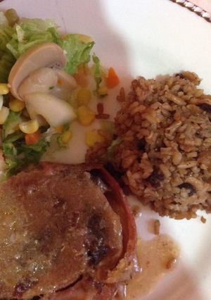 Una foto de Lomo de cerdo relleno