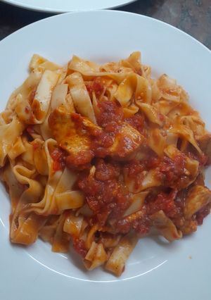 Una foto de 🍝Fideos con estofado de la nona ♥️