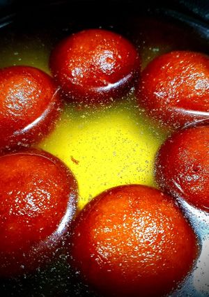 A picture of Milk powder jamun.