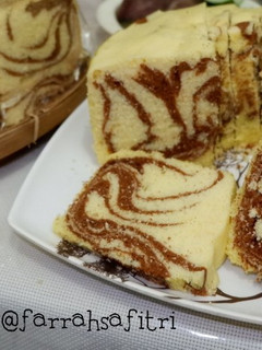 Foto resep Zebra Cake Kukus