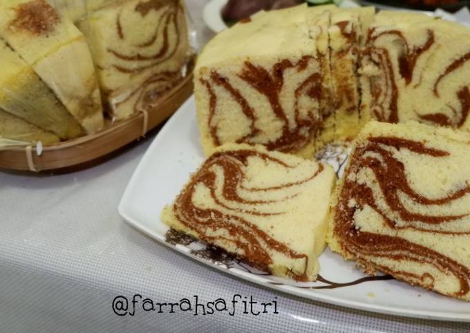 Zebra Cake Kukus