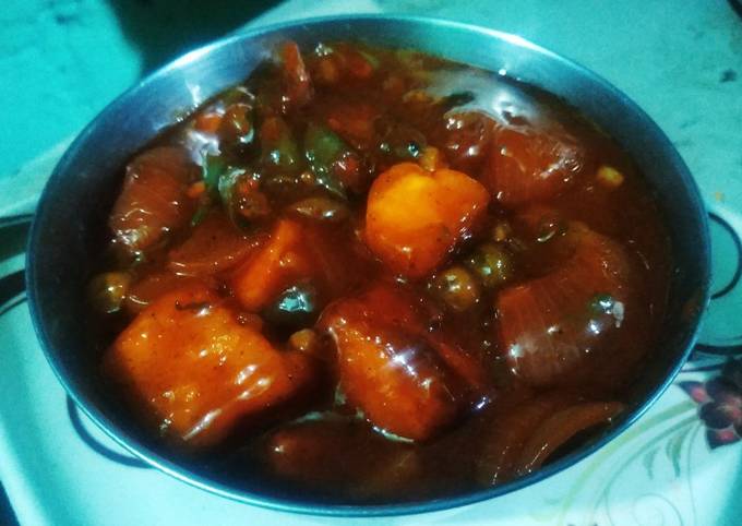 Steps to Make Eric Ripert Red Chilli Paneer