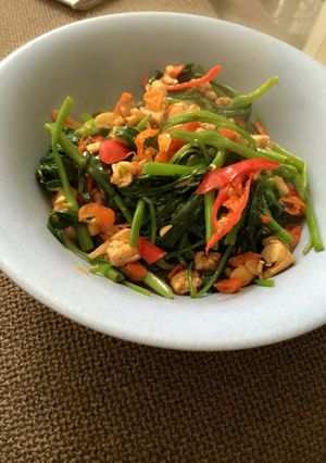 Foto resep Tumis kangkung terasi