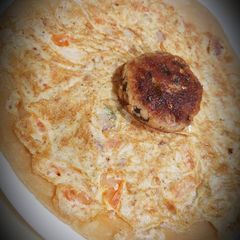 A picture of Fused Anda Paratha.