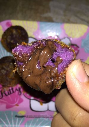 Foto resep Ubi lumer isi coklat