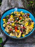 Fusilli de garbanzos en ensalada