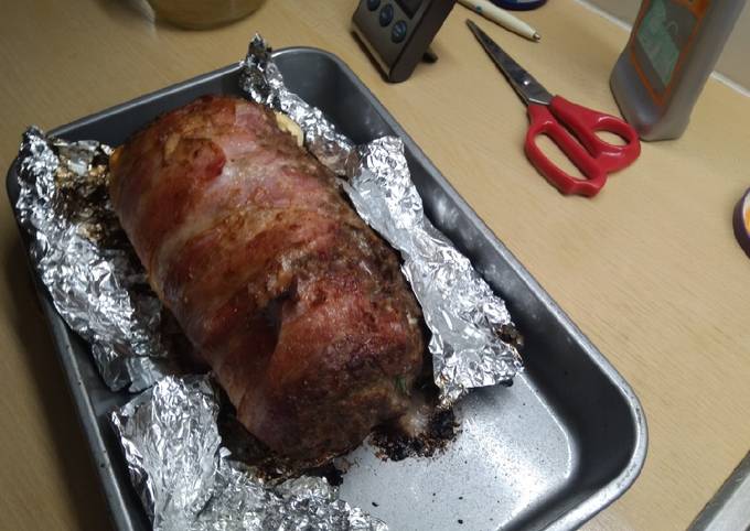 Bacon ham roll