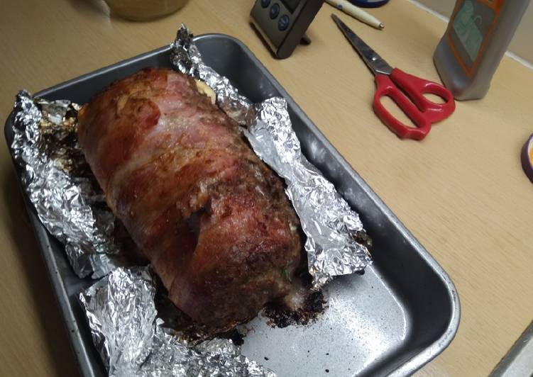 Bacon ham roll