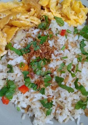 Foto resep Nasi goreng putih plus kim chi