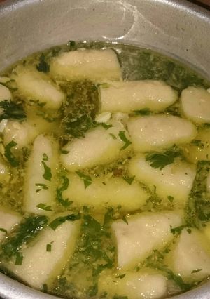 Foto resep Bakwan kuah khas bangka