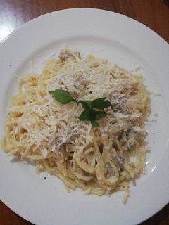 Foto resep Spaghetti Carbonara Simple