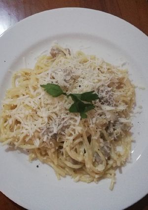Foto resep Spaghetti Carbonara Simple