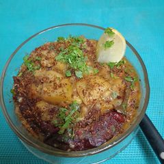 A picture of Ghugni ---- A Bengali Street Snack, highly nutritious that you cannot deny.