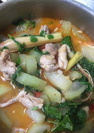 รูปของ แกงอ่อมไก่ใส่ฟัก